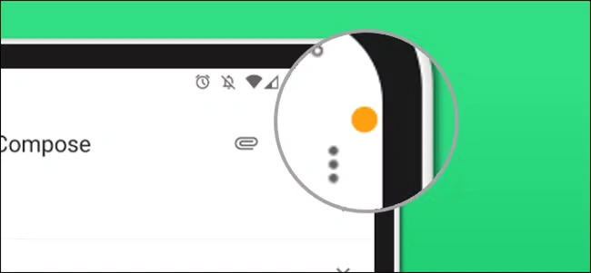 कैमरा एक्सेस इंडिकेटर